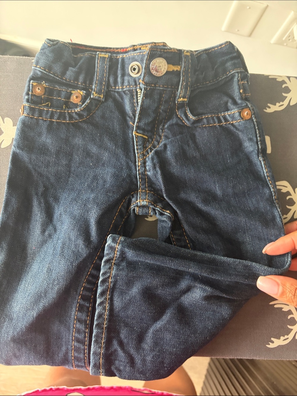 True Religion Kids Dark Blue Denim Jeans